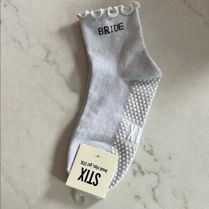 Women's Bride White Socks